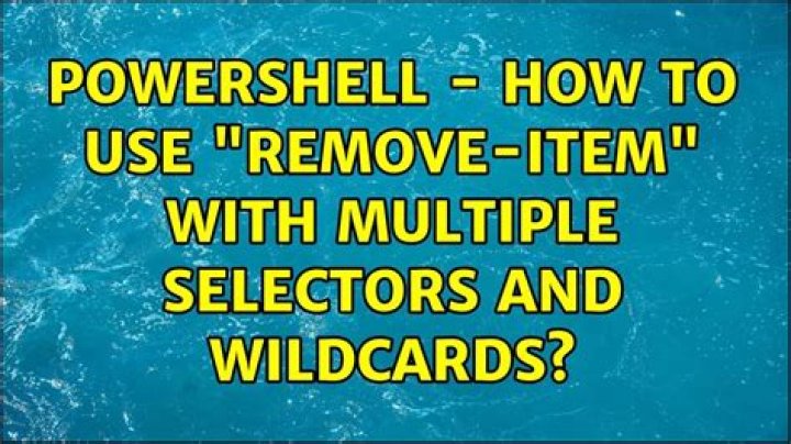 Powershell - How to use 