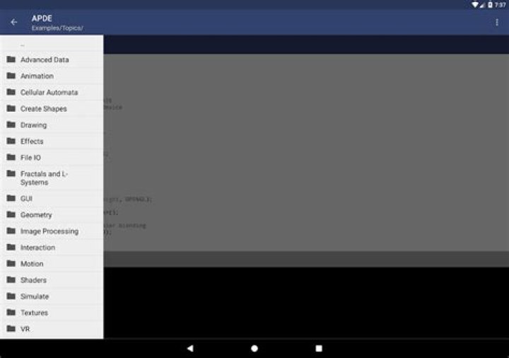 Processing IDE screenshot