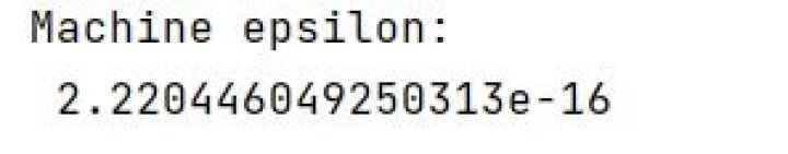 python numpy machine epsilon
