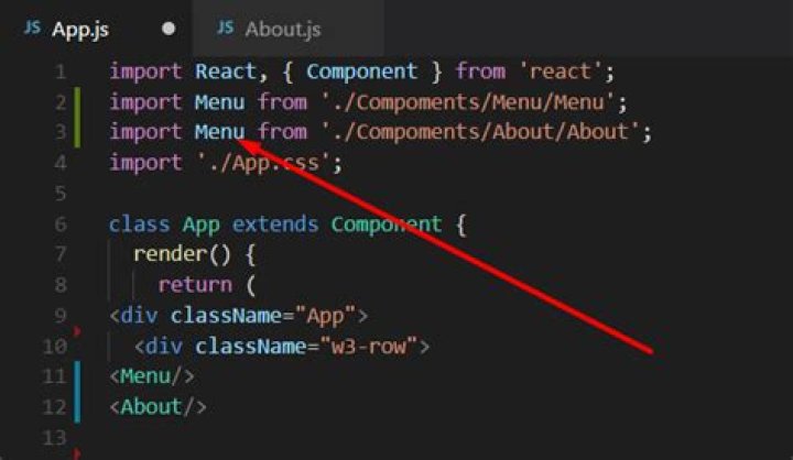 React JS Error: is not defined react/jsx-no-undef
