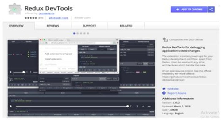 redux-devtools-extension not working in chrome devtools