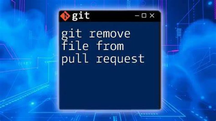 Remove a modified file from pull request