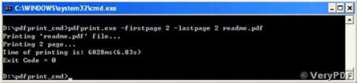 Sending pdf files directly to a network printer, using Windows command line