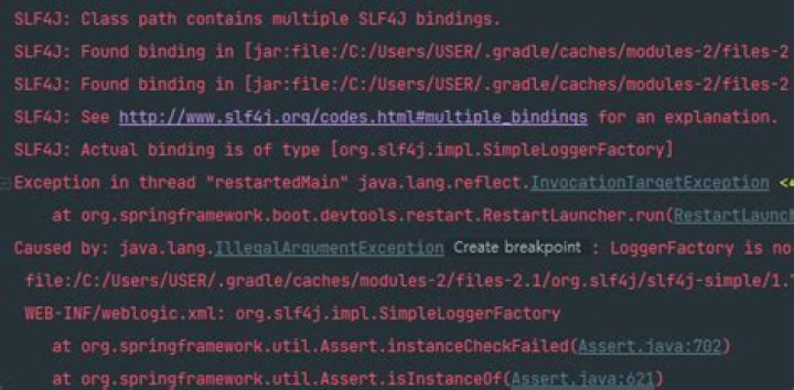 SLF4J: Class path contains multiple SLF4J bindings