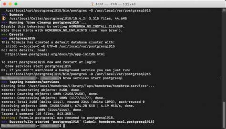 Stop postgreSQL service on Mac via terminal
