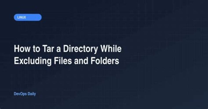 Tar not excluding directories?