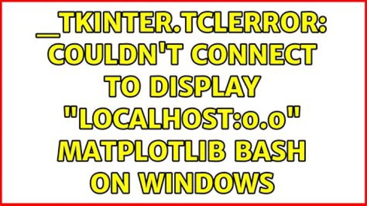 _tkinter.TclError: couldn't connect to display 