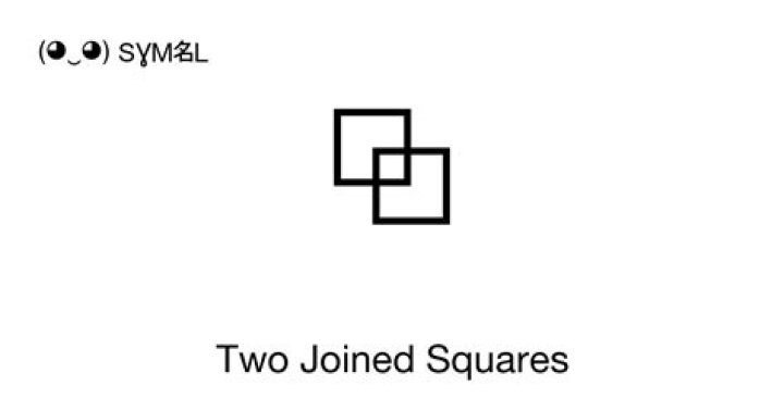 Two Joined Squares