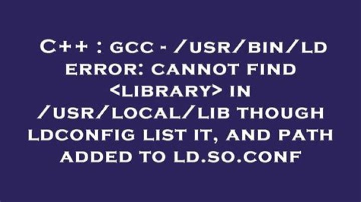 /usr/bin/ld: cannot find -l<name of the library> while compiling with gcc
