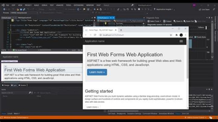 Visual Studio 2019 Web Site Template