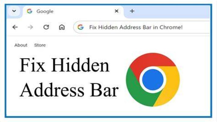 What font does Google Chrome address bar use?