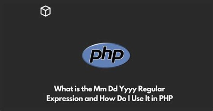 What is the MM/DD/YYYY regular expression and how do I use it in php?
