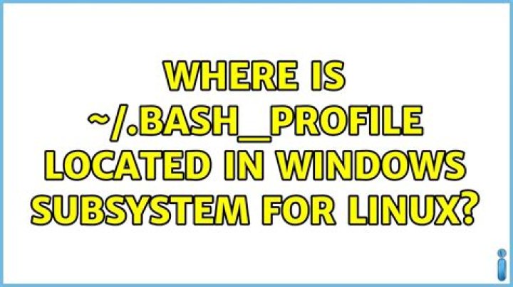 Where is .bash_profile?