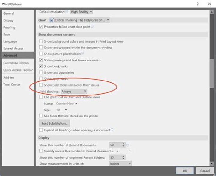 Why is Microsoft Word is showing weird formatting?