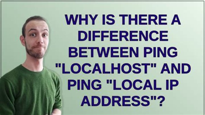 Why is there a difference between ping 