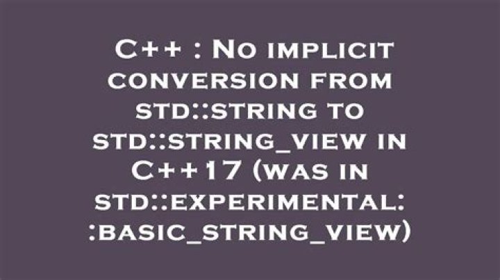 Why is there no implicit conversion from std::string_view to std::string?
