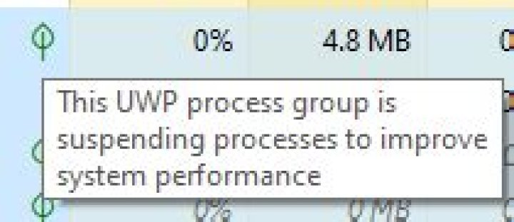 Windows 10 - Disable UWP process group apps from running automatically