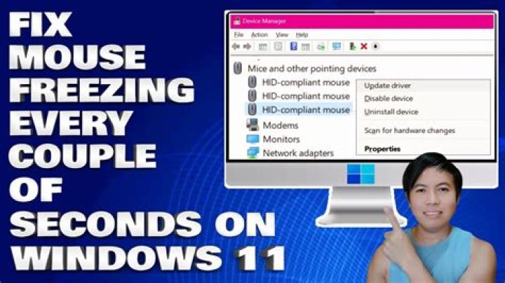 Windows 10 - Mouse pointer freezes every few seconds (tried multiple mice)