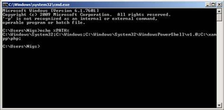 Windows Command Line: 'not recognized as an internal or external command, operable program or batch file.'